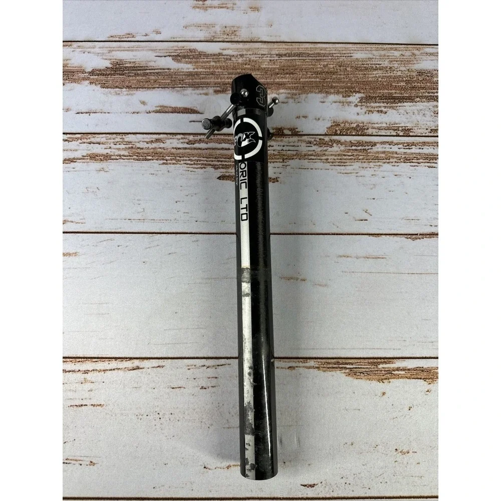 3T Doric LTD Carbon Seatpost 31.6 x 350mm 0mm Setback Road Gravel Bike MTB Used